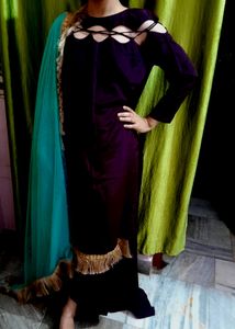 Punjabi  Off Shoulder  Suite