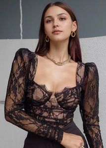 Black Lace Bodysuit