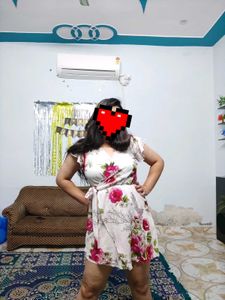 Floral Print Mini Dress