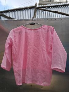 Pink Embellished Top(Wear with Traditionals)