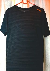 ZAGROS - Charcoal Black Tshirt Horizontal Stripes