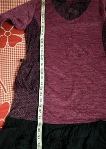 Purple Asymmetrical Dress