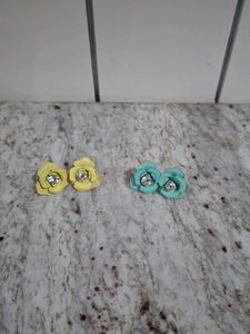 Floral Stud Earring Set