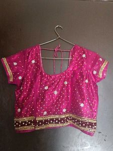 Lehenga Choli With Out Dupatta Fabric Net