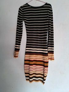 Striped Bodycon Mini Dress