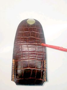 Boat Earbuds 141 Case Cover Crocodile 🐊 Leather