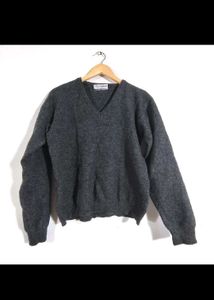 Charcoal V Neck Sweater