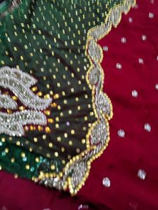 a festive saree