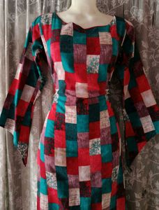 Patchwork Style Dress