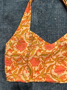 Floral Print Halter Top