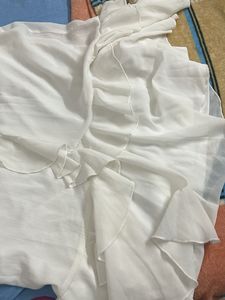 White Ruffle Dress