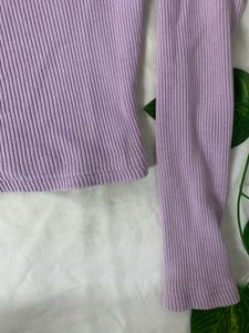 Lavender Crop Top💜