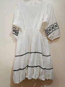 Boho Embroidered Dress