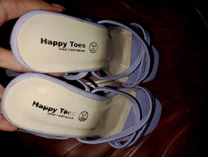 Lilac Strappy Heels - Size 36