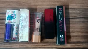5 PCS COMBO LIPSTICKS