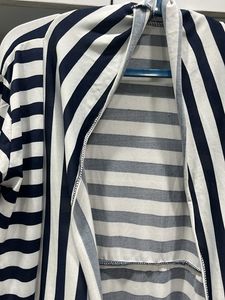 Stylish Stripe Long 3/4th Sleeves Casual wear Shru
