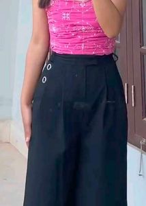 Wide Leg Black Pants