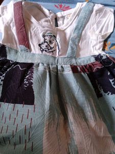 Cute Bear Print Dress