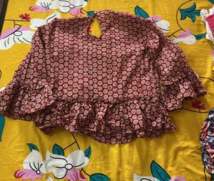 Biba Floral Print Kurti Top