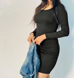 Black Bodycon Mini Dress