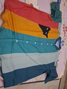 Color Block Shirt - XXL