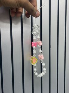 Cute Beaded Phone Charm Strap