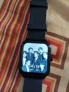 Fastrack Black Smart Watch With Charger And Box