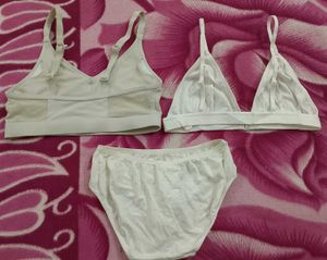 White Bra and Panty Set