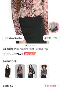 Party Wear Ruffled Top