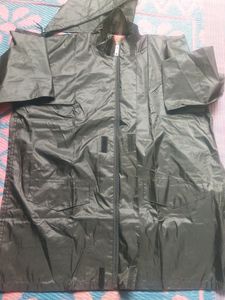 New Black Rain Coat