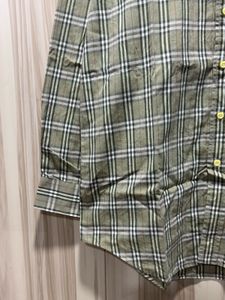 Burberry London Olive Check Shirt