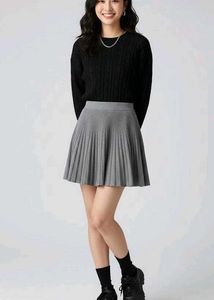 🩶Grey Pleated Skirt🩶