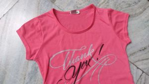Pink Graphic T-Shirt