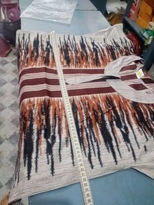 Brown &amp; Beige Printed Maxi Dress