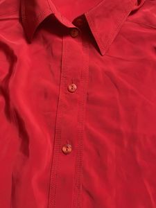 Vintage Red Button-Down