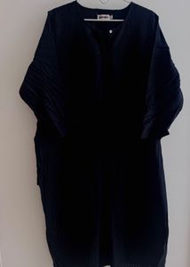 Fabindia Black Cotton Kurta