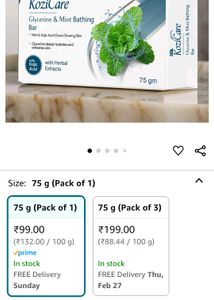 Pack Of 5 Kozicare soap cOmbo