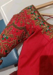 Magam worked Bridal Blouse