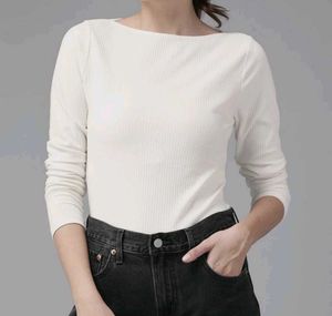 Ribbed Long Sleeve Top