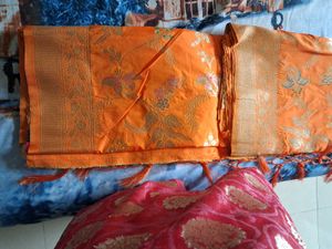 Orange Saree