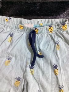 Cute Pineapple Print Shorts