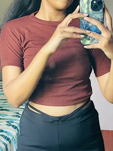 Brown Tee
