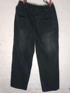 Stylish Black Denim Pants