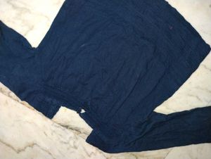 H&amp;M Navy Blue Top