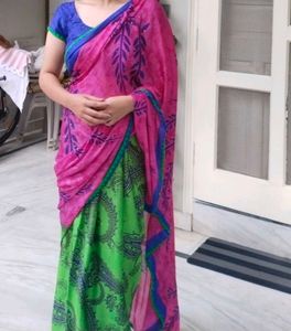 Original Rajasthani Leheriya Saree