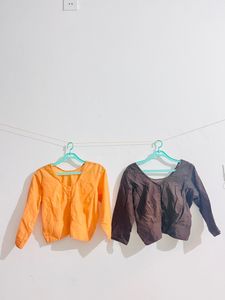 2 Tow Blouses. Blouses Combo Offer. Combo Blouses