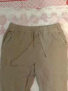 Khaki Joggers Stretchable