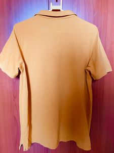 Lee Mustard Men’s Polo T-Shirt Size M