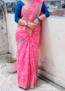 Elegant Pink Saree