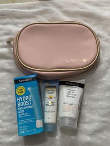 Skincare Set & Lakme Pouch